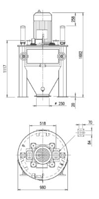 Disegno Molino a martelli verticale