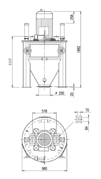 ИЗМЕЛЬЧИТЕЛЬ ГРАНУЛ MFV600